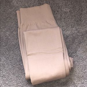 Nude Amazon fleece leggings! Brand new!!